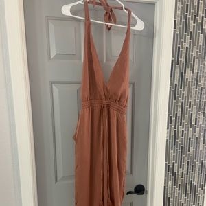 Fashion Nova size M halter top jumpsuit.